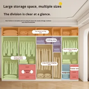 Armoire <span class=keywords><strong>en</strong></span> bois massif de Style crème français MDF <span class=keywords><strong>verre</strong></span> moderne Simple armoire de rangement pour la maison chambre <span class=keywords><strong>petit</strong></span> appartement coiffeuse - Product Image 4