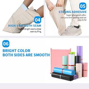 Sac d'expédition en plastique résistant, écologique et compostable, avec logo personnalisé imprimé, pour vêtements, envoi postal, sac express - Product Image 6