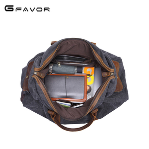 High Quality Portable Canvas Luggage <strong>Travel</strong> Bags Duffle Bags Weekender Outdoor Trolley <strong>Holdall</strong> Bags <strong>with</strong> <strong>Wheel</strong> - Product Image 2