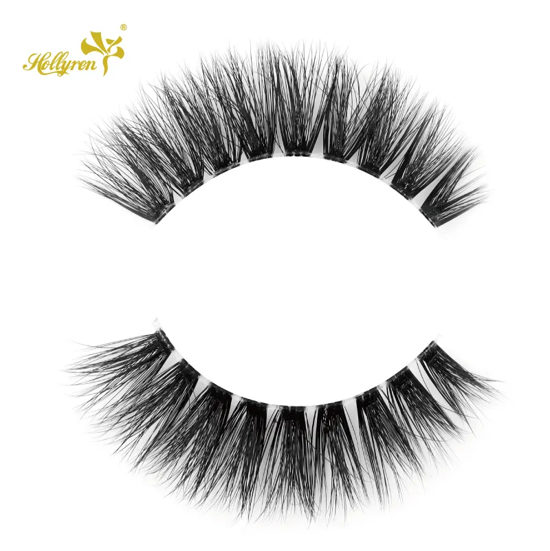 Natürliches Aussehen Klares Band 8-15mm 3D Katzenauge Falsche Wimpern Multi-Pack Wieder verwendbare weiche Faux Nerz Wispy natürliche Wimpern