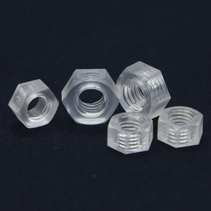 M2 M2.5 M3 M4 <b>M5</b> M6 Metric Acrylic PC Polycarbonate Transparent Hex Nuts Plastic <b>Screws</b> for Various Nuts Applications - Product Image 4