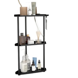 Triangular Bathroom Storage Rack Stainless Steel Multifunctional Corner Shelf Organizer For Cosmetics And Toiletries - Product Image 5