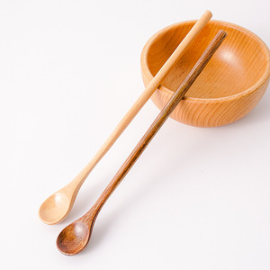Mini cucchiai di legno Spice cucchiaino personalizzato lungo manico in legno moderni cucchiai di legno per la cottura - Product Image 3