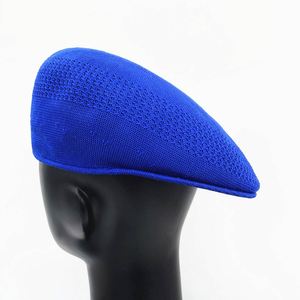 Custom Embroidery logo Knitted Mesh Cap Reverse Wear Spring Summer Autumn Ivy <b>Hat</b> - Product Image 5