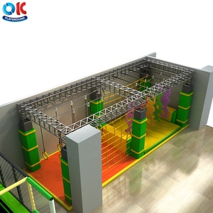 OK parque infantil, campo de obstáculos americano para niños, equipo <span class=keywords><strong>Ninja</strong></span> <span class=keywords><strong>Warrior</strong></span> a la venta - Product Image 4