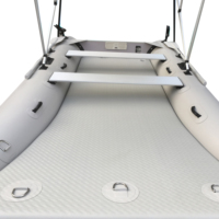 Venta de fábrica, barco de catamarán de carrera inflable con barco pequeño, barco de alta velocidad