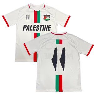 <span class=keywords><strong>Maillot</strong></span> de football personnalisé en impression 3D <span class=keywords><strong>rose</strong></span> Free Palestine été automne en denim à séchage rapide et respirant Palestine FC Algérie Maroc - Product Image 6