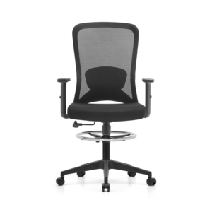 Chaise <span class=keywords><strong>de</strong></span> bureau ergonomique moderne à hauteur réglable en maille avec repose-pieds, <span class=keywords><strong>table</strong></span> et chaise <span class=keywords><strong>de</strong></span> bureau, chaise <span class=keywords><strong>de</strong></span> bureau à dossier haut, <span class=keywords><strong>table</strong></span> d'ordinateur - Product Image 3
