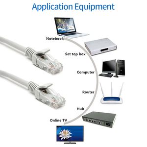 Nhà máy sản xuất Cat6 UTP vá dây 2m RJ45 Ethernet LAN Cáp CCA giảm giá bán cáp Thông tin liên lạc - Product Image 4