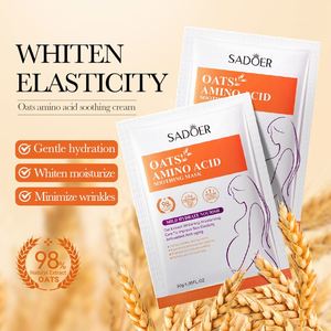 Oferta Relámpago SADOER OATS, Producto de Belleza Hidratante con Aminoácidos, <span class=keywords><strong>Precio</strong></span> al por Mayor, <span class=keywords><strong>Mascarilla</strong></span> Facial Coreana Nutritiva e Hidratante - Product Image 4