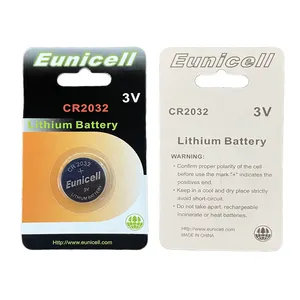 Eunicell 3,0 v LiMnO2 CR2032 CR2025 DL2032 проблесковый маячок батарея таблеточного типа