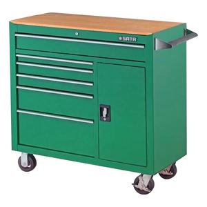 מגירה תחתונה במוסך כבדה ניידת כפולה סלסול ארון כלי עגלת כלי ארון סדנה עגלה - Product Image 4