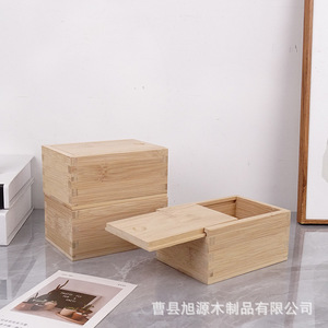 Caja de almacenamiento de bambú rectangular de 6 pulgadas hecha a mano para joyería, reloj, gafas, caja de regalo, caja para árbol genealógico - Product Image 5