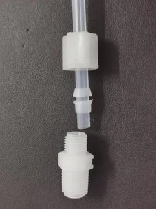 PVDF Boru Bağlantı Adaptörü Fabrikadan Doğrudan Çift Yüksüklü Sıkıştırmalı Erkek Konnektörler Plastik Bağlantı Parçası <span class=keywords><strong>PTFE</strong></span> Kimyasal Dayanımlı - Product Image 4