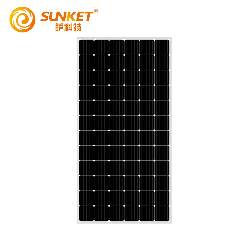 OEM لوحة طاقة شمسية المحمولة أحادية 300W 340W 350W 360W 380W Sunket لوحة طاقة شمسية حاوية