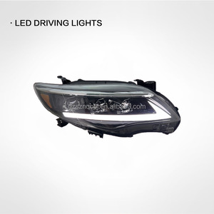 Faro delantero con luz de arranque secuencial <span class=keywords><strong>para</strong></span> Toyota Corolla EE. UU. 2010-2013, parachoques delantero, faro de 3 lentes, DRL, luz de circulación diurna modificada - Product Image 4