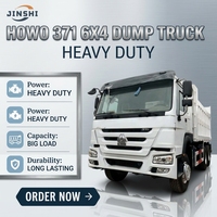Prix Exceptionnel Sinotruk Howo Camion Benne Basculante d'Occasion 6X4 Euro 2 pour Transport Minier 336 ch 371 ch 8 Roues à Vendre