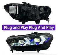 Phares laser pour X5 X6, nouveaux phares de voiture universels d'origine, mise à niveau 2023-2026, bleus, 12V, en plastique, gauche/droite, 6000K, 6000