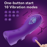 Vibrador de Silicona con Simulación de Dedos, Estilo Conejo, 10 Velocidades, Recargable, Juguete Sexual para Mujeres