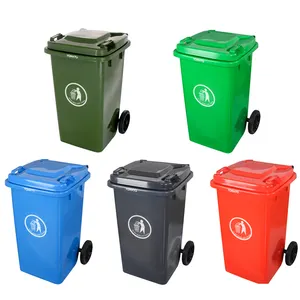100 Liter recycling hdpe municipal city street waste bin industry