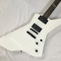 ESP Snakebyte Electric Guitar Mahogany Rosewood Dot Inlay 22-Fret Glossy White Maple Back HH Pickup 6-String 4/4 Foam Case Fast