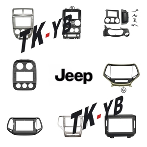<span class=keywords><strong>Jeep</strong></span> Grand <span class=keywords><strong>Cherokee</strong></span> <span class=keywords><strong>2008</strong></span>-2013 Marco de DVD para coche Compatibilidad extendida Soporte de montaje de panel de tablero de plástico ABS - Product Image 2