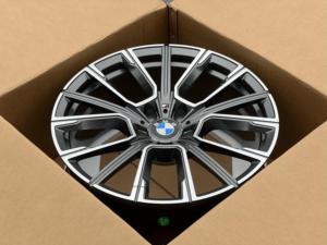 Ruedas forjadas de aleación de aluminio Semi mate negro en stock Rueda delantera 8JX18 Rueda trasera 8.5JX18 5*112 para <span class=keywords><strong>BMW</strong></span> G26 <span class=keywords><strong>I4</strong></span> - Product Image 2