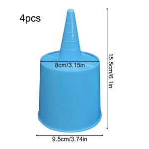 Portavasos Impermeable de Plástico para Playa, Camping, para Guardar Protector Solar, Gafas de Sol y Teléfono - Product Image 3