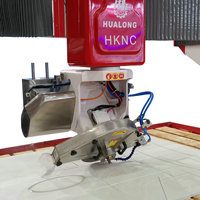 Scie à pont CNC monobloc haute vitesse 5 axes pour la découpe de pierre, marbre, granit, dalles et pierres tombales, modèle Italie, avec moteur