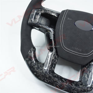 Volant en fibre de carbone forgé personnalisé pour <span class=keywords><strong>Ford</strong></span> <span class=keywords><strong>Raptor</strong></span> F150 F250 F350/avec garniture de volant - Product Image 2