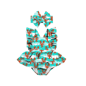 HY-054-YDLH - Pelele de Verano para Bebé Niña con Diseño de Arcoíris, Hecho de Seda de Leche Suave, Adorable Traje Burbuja, Ropa para Niñas Pequeñas, Conjunto de Overol para Bebé - Product Image 3