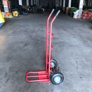 Carrello a mano per autocarri pesanti per magazzino con ruota pneumatica 3.50-4 HT1830A - Product Image 6