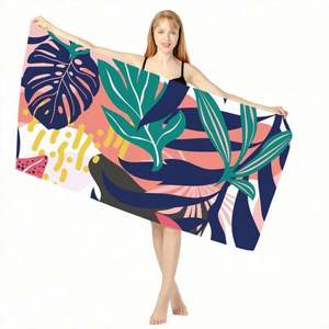 2025 New Arrivals High Quality Antimicrobial Summer <b>Beach</b> <b>Towel</b> with Custom Logo Printing Microfiber <b>for</b> Travel - Product Image 3