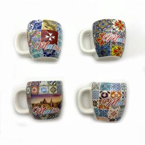 Recuerdo de Punta Cana, República Dominicana, Taza de Cerámica 3D de Media Copa, Forma Irregular, Diseño Art Deco, Regalos Empresariales, Recuerdos para el Hogar, Decoración de Viaje - Product Image 4