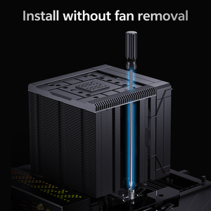 Tản nhiệt CPU hiệu năng cao Snowman Factory DualTower 8 ống dẫn nhiệt ARGB PWM 4 chân 5V 3 chân LGA1851 AM5 - Product Image 4