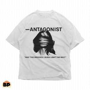 Camiseta Oversize Antagonist Burn Bridges, Estilo Gótico de los 90, Y2K, Streetwear, con Estampado Gráfico de Frases Oscuras, para Hombre y Mujer - Product Image 2