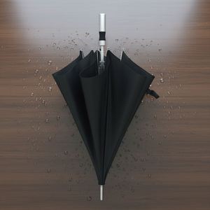 27''Lightweight Long-handled <b>Umbrella</b> for Business Men - Product Image 1