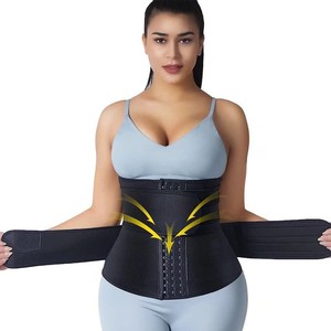 BoomYinGlam Corset Ajustable à 6 Rangées de Crochets, Respirant, Décontracté, Non Tissé, XS-XXXL, 9 Baleines, Latex, Serre-Taille à Contrôle Ferme - Product Image 3