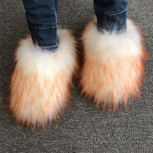 Alfombra Antideslizante de Imitación de Piel de Mapache, Estilo Europeo Americano 2024, para Mujer, Otoño Invierno, Forrada de Felpa, para el Hogar - Product Image 3