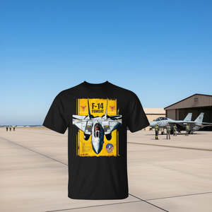 T-shirt Grafica F-14 Tomcat Fighter Jet da Uomo, Manica Corta, Girocollo, Stampa Digitale, Abbigliamento Promozionale - Product Image 2