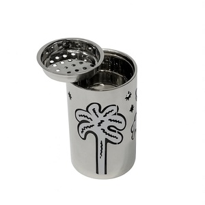 Porte-encens en métal avec finition blanche brillante, à utiliser pour la fragrance d'intérieur, décoration d'intérieur, brûleur d'encens en métal laiton - Product Image 1