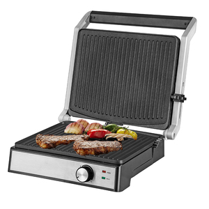 Gril électrique <span class=keywords><strong>XXL</strong></span>, 4 tranches, contact, machine à panini, ouverture à 180 degrés, grille-pain à sandwich, <span class=keywords><strong>grill</strong></span> intérieur sans fumée - Product Image 3