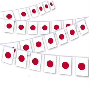 Japan Cheap 14*21cm 2026 Football Soccer Fans Team National Waterproof Flag World Bunting String Flag for Hanging Decoration - Product Image 1
