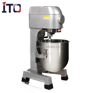 Mélangeur à pâte planétaire commercial ITO 20L avec vitesse réglable en acier inoxydable et lames amovibles pour gâteaux, pains et plus encore - Product Image 2