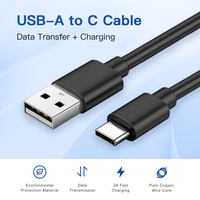 UNIEAN grosir kabel PD pengisi daya cepat, kabel USB a ke C 2A 2M 3M untuk ponsel IOS & Android