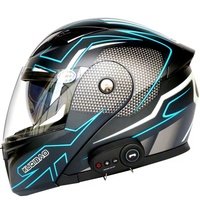 Casque de moto à double visière relevable 818K10, homologué ABS ASTM, Endurance