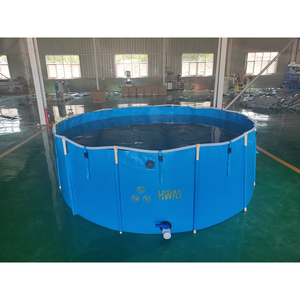 Aquarium plié de revêtement d'étang de PVC de poissons de <span class=keywords><strong>jardin</strong></span> de scénarios d'application multiples portatifs populaires - Product Image 2