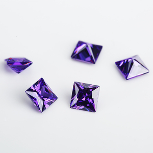 Carré Millenium <span class=keywords><strong>Améthyste</strong></span> taille 20mm Zircone Cubique Gemmes - Product Image 3