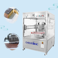 Machine à portionner les gâteaux avec couteau à découpe ultrasonique, moteur intégré, coupe-baklawa/brownie, garantie 1 an