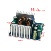 Modul Daya DC-DC Step-down 500W Tegangan Konstan Arus Konstan Dapat Diatur DC12-95V ke 1.5-90V Daya Tinggi 18A Buck Converter